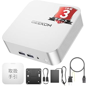 GEEKOM A8 ミニPC AMD Ryzen 9 8945HS 32GB DDR5 1TB SSD Win 11 Pro 4画面出力対応
