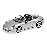 ☆ ミニチャンプス 1/43 ポルシェ 911 タルガ 2013　シルバー