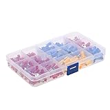 KKmoon 280個セット 各種 絶縁圧着端子セット スペード端子 クリンプ端子 絶縁電線ケーブルコネクタ キットセット オスメス