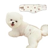 ワンちゃん マナーベルト☆ マナー ストレッチ コットン 男の子 マナーウェア マナーパッド マナーバンド おむつカバー マーキング防止対策 しつけ トイレ失敗 介護用 ペット 犬 ドッグ マーキング トイレトレーニング エミリースタイル emilystyle (L)