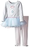 Marmellata Baby Girls' Polar Bear Tutu Set Light Blue/White 12 Months [並行輸入品]