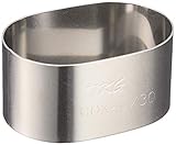 遠藤商事 業務用 アルゴンセルクルリング小判型 60×40×H30mm 18-8ステンレス 日本製 WSLA001