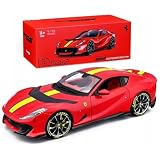 Bburag 1/18 シグニチャー シリーズフェラーリ 812 コンペティツィオーネ レッド ／ ミニカー ダイキャストカー 完成品 18-16915 RD