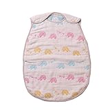 Rok(アールオーケー) 6層ガーゼスリーパー ベージュ(ゾウ) M