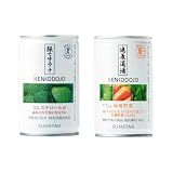 サンスター コレステロール & 高めの血圧対策セット (緑でサラナ 10缶 カラダにユウキ 緑黄野菜 10缶) 野菜ジュース 青汁 ブロッコリージュース ブロッコリー青汁 コレステロール LDL 血圧 トクホ お試し