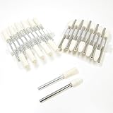 LAPHSODA(ラフソーダ) DIY ミニルーター 先端パーツ 研磨 艶出し 仕上げ 軸付 フェルトバフ 5mm 円柱型 砲弾型 セット
