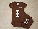 TCU Horned Frogs将来Tailgater Baby Onesieサッカー(新生児)