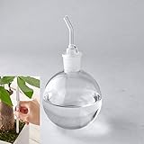 [ギフトに]ラボガラスウォーターポアラーボールと植物用水分計サスティーMサイズホワイトのセット ノーブランド品