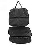 ＣＨＯＵＣＨＯＵ チャイルドシート ジュニアシート 取付用 シートカバー 保護 カバー (ブラック)