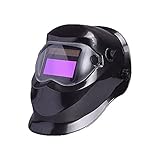 Nuzamasソーラーパワードオートダークニング溶接ヘルメットマスクアークティグミグ溶接フェイスプロテクションシェード範囲を調整したプラズマ切断DIN4 / 9-13 UV / IV保護DIN16