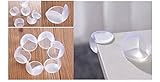 Child Home Safety Adhesive Table Desk Furniture Corner Edge Bumper Guards, Round 20 pcs [並行輸入品]