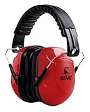 EZARC防音用イヤーマフ プロフェッショナル遮音値34dB 聴覚保護 ヘッドバンド式 フリーサイズ 射撃用 工事現場での 騒音防止・防音対策 静かに とび色