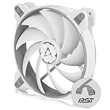 ARCTIC BioniX F140-140 mm ゲーミングケースファン PWMシェアリングテクノロジー(PST)、静音モーター、コンピューター、ファン速度:200-1800 RPM - グレー、ホワイト
