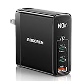 PD 3.1 USB C 充電器 Type-C・Rocoren 140W タイプc 携帯充電器 Macbook Pro 充電器
