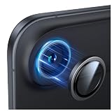 TORRAS For iPhone Air カメラ保護 「クリスタルの透明ガード」米軍MIL規格 宇宙航空材料 アンチグレア 曇り防止 露出オーバー防止 キズ防止 黒縁取り 1セット カメラカバー スペースブラック LensGuard