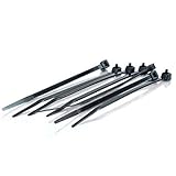 C2G / Cables To Go 43038 7.5IN Black Cable Ties - 100 Pack [並行輸入品]