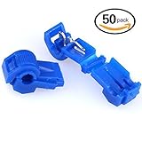 Hilitchi 50pcs 18-14 Gauge Quick Splice Wire Insulated Terminals Wire Connectors [並行輸入品]