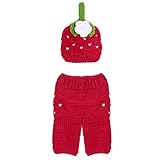 Domybest秋冬 2点セットベビー写真の服 マーメイドシリーズ写真服 0-6ヶ月 かわいい スキンケア出産祝い 百日記念 赤ちゃんの漫画の服 赤ちゃんの敏感肌を保護 赤ちゃんの出産贈り物として