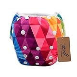 iZiv新生児オーガニック幼児防水/調整/再利用可能/洗える水泳のおむつのフィット赤ちゃん0.5-3歳(カラー)