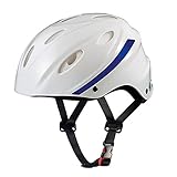 OGK KABUTO(オージーケーカブト) SG-9 通学用ヘルメット ホワイト シルバーテープ付き SG-9