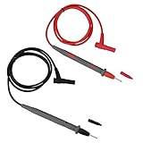 VBESTLIFE　ユニバーサルマルチメータプローブ　CAT.II 1000V 10Aデジタルマルチメータ用　超耐久性 　広い互換性　極細　カバー付　セーフプローブ　