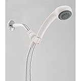Peerless 76513WH Universal Showering Components, Five Spray Massage Hand Shower Unit, White [並行輸入品]
