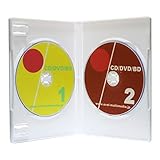 特許技術採用Mロックシリーズ/15mm厚/見開き2枚収納トールケースホワイト5個