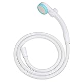ガオナ これエエやん シャワーヘッドとホースのセット 節水 極細 ストップ (シャワー穴0.3mm 肌触り・浴び心地やわらか 低水圧対応 ブルー) GA-FH022