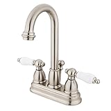 Kingston Brass KB3618PL Two Handle 4 in. Centerset Lavatory Faucet with Retail Pop-up
