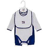 NFL新生児" Interception " Onesie、よだれかけ&パンツセット ブルー