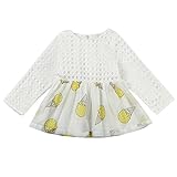 (プタス)Putars ベビー服 子供服 女の子 ワンピース チュールドレス 透かし模様 アイスクリーム柄 長袖 可愛い 秋冬 オシャレ 通園 発表会 旅行 記念日 プレゼント 6ヶ月-3歳