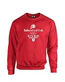 NCAA Stackedヴィンテージクルーネックスウェットシャツ L レッド