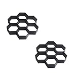 lewu ガーデニング モールド 六角形 30x30x4cm DIY プラスチック 舗装 道路 歩道 装飾 成形 金型 (2個入れ)