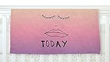 KESS InHouse Vasare Nar Lazy Today Tropical Yellow Pink Fleece Baby Blanket 40 x 30 [並行輸入品]