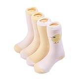 Snone キッズ・子供・ジュニア ガールズ コンフェス ハイキングブーツ ソックスセット 靴下セット (4足組) 女の子