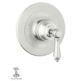 Rohl A1400XMPN Country Bath Kit for Pressure Balance with Cross Handle Without Diverter, Polished Ni