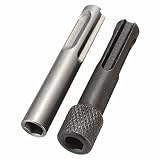 Sndy 2個 SDS ~ 1/4 インチ六角シャンクドリルビットアダプター磁気ソケットドライバー変換ツール