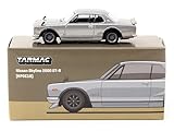 ターマックワークス スカイライン 2000 GT-R (KPGC10) RHD (右ハンドル車) シルバー メタリック Global64 シリーズ 1/64 ダイキャストモデルカー T64G-043-SL