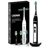 Lächen 電動歯ブラシ 歯ブラシ ハブラシ 音波歯ブラシ 充電式 ソニック IPX7防水 60日に使用 9モード 3段階強度 3時間充電