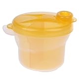 Kesoto キッチン　ミルクボックス　収納ケース　弁当箱　赤ちゃん　離乳食保存　安全　全3色 - イエロー