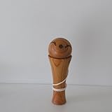 けん玉　気分屋けん太くんミニ　ケヤキの木目