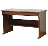 ライフスタイリングショップ 学習机 デスク 木製 引出 幅120×奥行60cm ダークブラウン SL-02DB