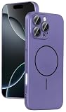 YUZOR 「極薄」 iPhone 12 ケース 超薄型 Magsafe対応 いphone12 ケース レンズを完全に覆う一体型設計 ストラップホール付き アイフォン アイホン (iPhone12 紫) CB-xiao-12-zi
