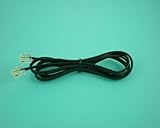 モジュラーケーブル6極4芯 １ｍ RJ-11/RJ-12/RJ-14 コネクタ付き-523303