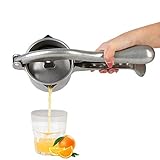 果汁しぼり器 ハンドブレンダー スロー ハンド ジューサー ステンレス 果汁 絞り 器 小さい レモン果汁 ライムジュース 業務用 ミキサー 手動 レモン絞り器