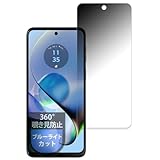 MotoMoto フィルム Motorola moto g64 5G 用 プライバシーフィルム 360度 覗き見防止 ブルーライトカット 反射低減 日本製