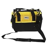 F Fityle プロ仕様　工具袋　大容量　多ポケット 電気工事 修理用 ショルダーバッグ　オックスフォード生地　 - 340x200x260mm