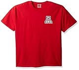 NCAAアリゾナワイルドキャッツ状態野球靴紐半袖快適カラーTシャツ、赤、レッド