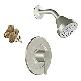 Moen KSLE-P-T2702BN Level Showerhead, Brushed Nickel [並行輸入品]