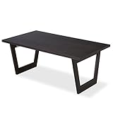 LOWYA （ロウヤ） テーブル 折り畳み 木製テーブル コーヒーテーブル 天然木 デザイン脚 幅90cm 奥行き50cm ミニタイプ ダークブラウン おしゃれ 新生活